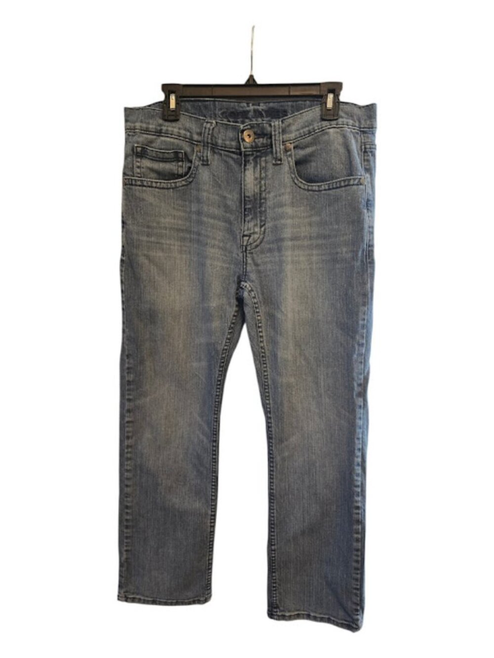 COTTON DENIM JEANS LIGHT WASH SIZE 33W x 30L BOOTCUT WESTERN CODY JAMES MENS